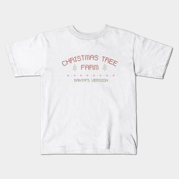 (Santa's Version) Kids T-Shirt by The Sparkle Report